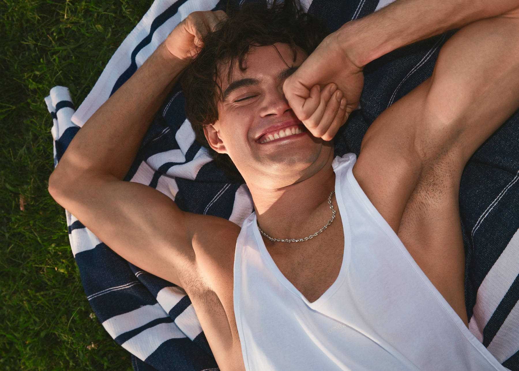 Man laying down