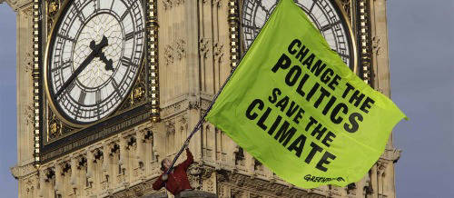 Greenpeace UK flag