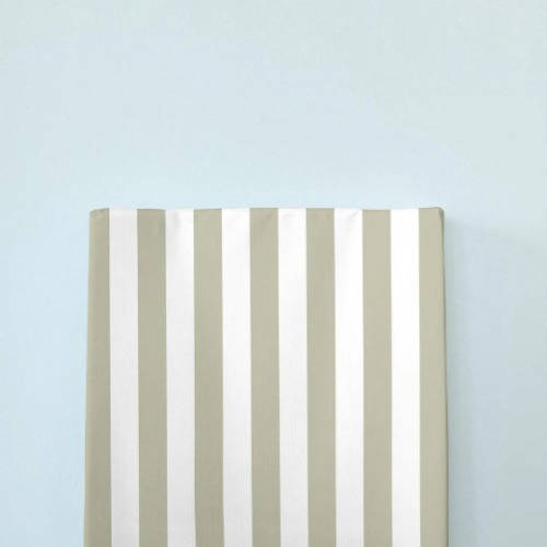The little bumble co. anti roll changing mat green stripe