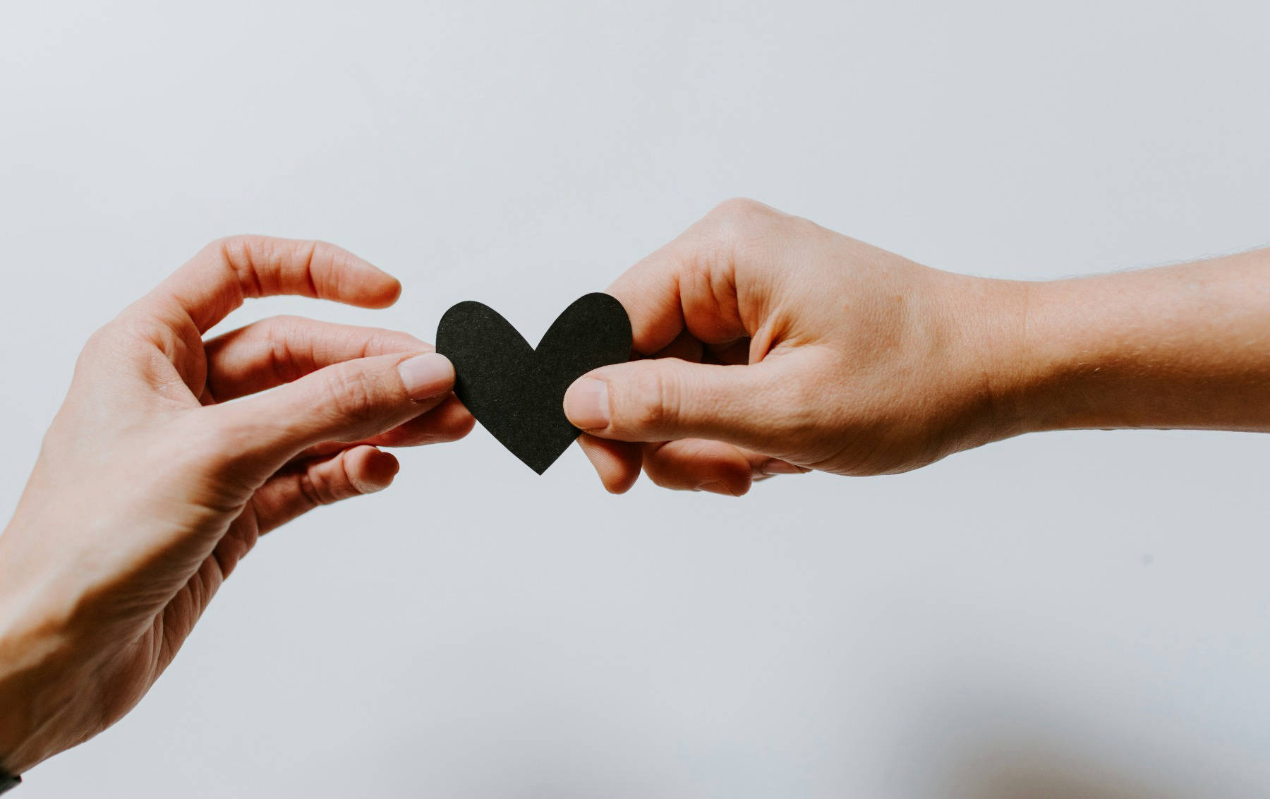 Passing a heart to someone