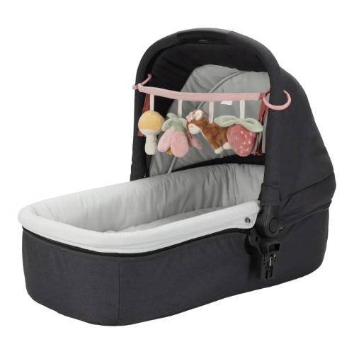 Little Dutch Pram Chain Toy - Fairy Garden on bassinet